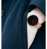 Hannah Martin Ladies Watch - Anologue Movement Mesh Strap for Women - CH36-WFF