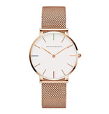 Hannah Martin Ladies Watch - Anologue Movement Mesh Strap for Women - B36-WFF