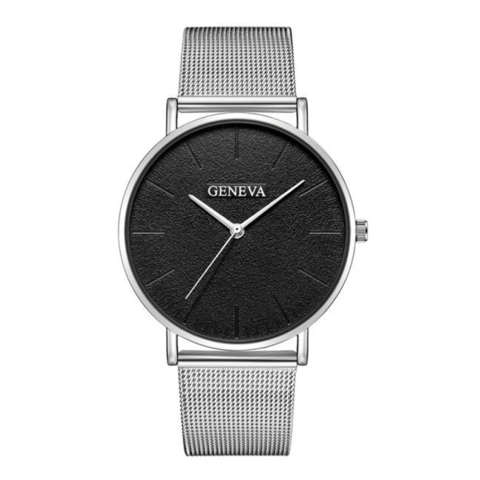 Geneva Luxury Ladies Watch - Anologue Movement Mesh Strap for Women