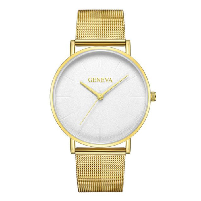 Luxury Ladies Watch - Anologue Movement Mesh Strap for Women