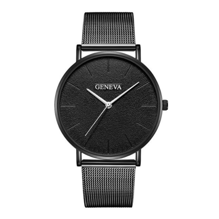 Geneva Luxury Ladies Watch - Anologue Movement Mesh Strap for Women