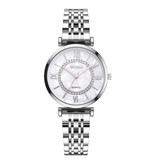 Meibo Montre en cristal pour femme - Montre de luxe Anologue pour femme