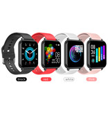 Nennbo T82 Smartwatch Smartband Smartfon Fitness Sport Activity Tracker Zegarek IPS iOS Android iPhone Samsung Huawei Red
