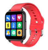 Nennbo T82 Smartwatch Smartband Smartfon Fitness Sport Activity Tracker Zegarek IPS iOS Android iPhone Samsung Huawei Red