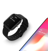 Lige 2020 Smartwatch Smartband Smartfon Fitness Sport Activity Tracker Zegarek IPS iOS Android iPhone Samsung Huawei Czarny