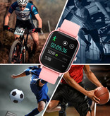 Lige 2020 Smartwatch Smartband Smartphone Fitness Sport Activité Tracker Montre IPS iOS Android iPhone Samsung Huawei Gris