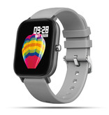 Lige 2020 Smartwatch Smartband Smartfon Fitness Sport Activity Tracker Zegarek IPS iOS Android iPhone Samsung Huawei Szary