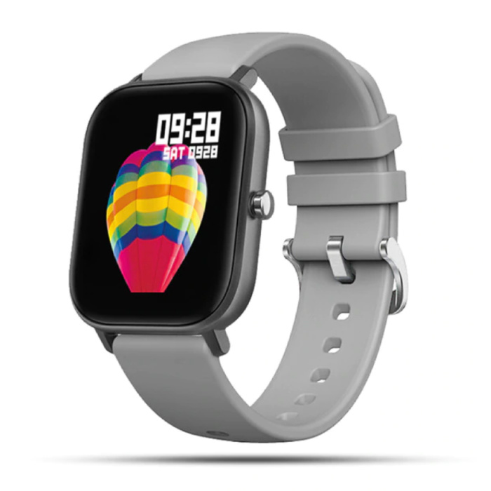 2020 Smartwatch Smartband Smartfon Fitness Sport Activity Tracker Zegarek IPS iOS Android iPhone Samsung Huawei Szary