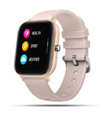 Lige 2020 Smartwatch Smartband Smartfon Fitness Sport Activity Tracker Zegarek IPS iOS Android iPhone Samsung Huawei Pink Gold