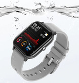 Lige 2020 Smartwatch Smartband Smartfon Fitness Sport Activity Tracker Zegarek IPS iOS Android iPhone Samsung Huawei Niebieski