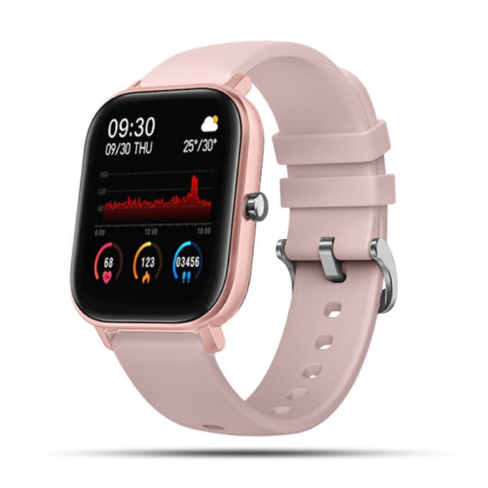 Acquista Smartwatch Smartband Smartphone Fitness Sport Activity Tracker Orologio IPS iOS Android iPhone Samsung Huawei Pink