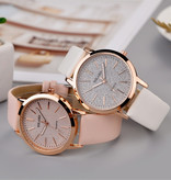 Yolako Quartz Watch Ladies - Montre de luxe Anologue pour femme noire