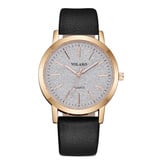 Yolako Quartz Watch Ladies - Anologue Luxury Watch for Women Black