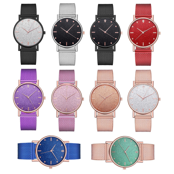 HEZHUKEJI Horloge Kwarts Dames - Luxe Anoloog Uurwerk voor Vrouwen Rose Gold