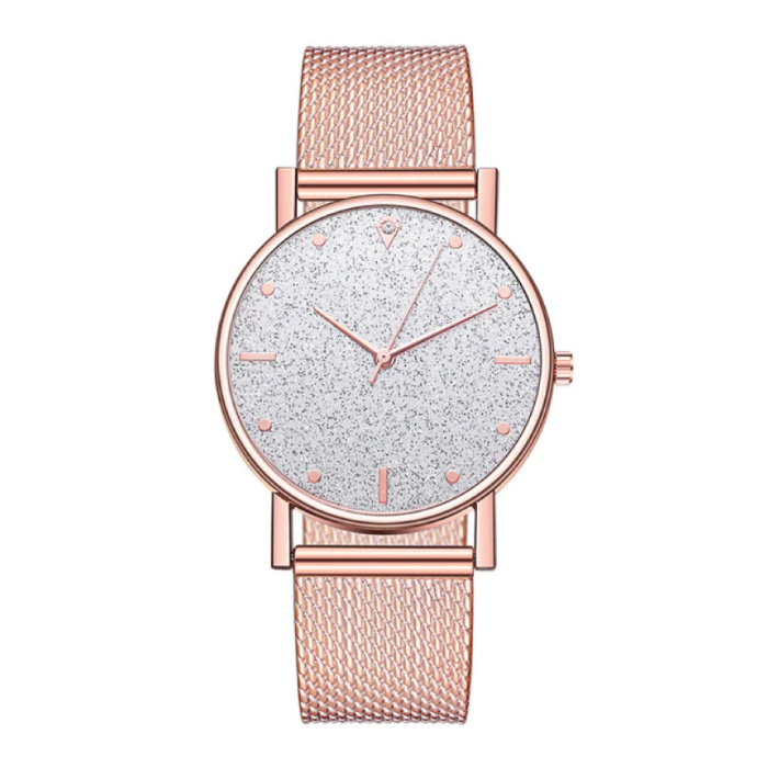 Montre à quartz pour femme - Mouvement Anologue de luxe pour femme