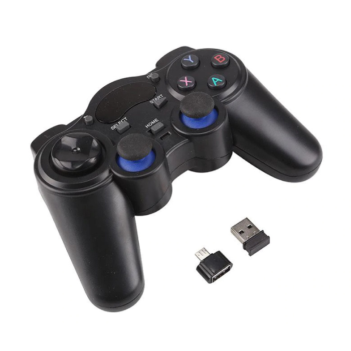 Kontroler do gier na Androida / PC / PS3 - Gamepad Micro-USB Bluetooth Czarny