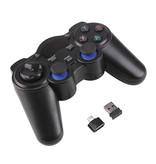EastVita Controller di gioco da 2 confezioni per Android / PC / PS3 - Gamepad Bluetooth micro-USB nero