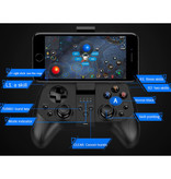 Stuff Certified® Controlador de juegos para Android / iOS / PC / PS3 - Bluetooth Gamepad Teléfono móvil Negro