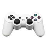 Stuff Certified® Kontroler do gier na PlayStation 3 - PS3 Bluetooth Gamepad w kolorze białym