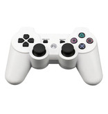 Stuff Certified® Manette de jeu pour PlayStation 3 - Manette de jeu Bluetooth PS3 blanche