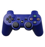 Stuff Certified® Manette de jeu pour PlayStation 3 - Manette de jeu Bluetooth PS3 bleue