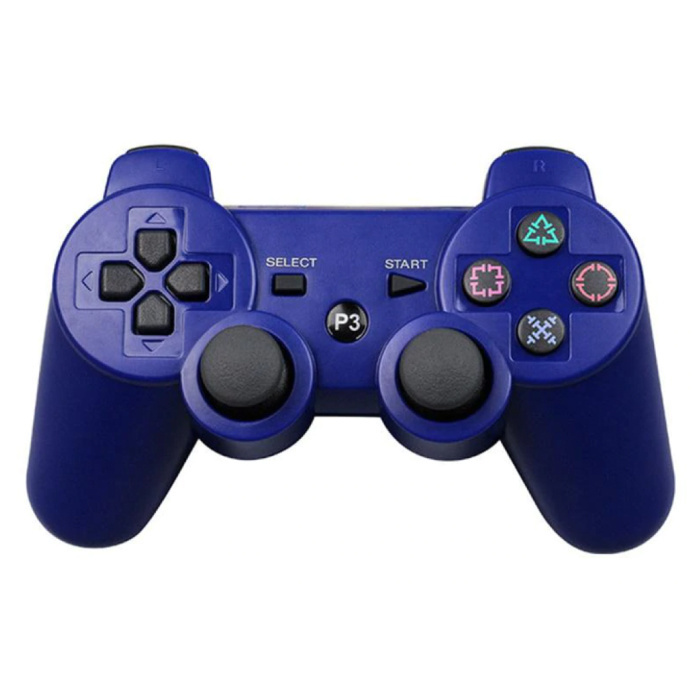 Controller di gioco per PlayStation 3 - PS3 Bluetooth Gamepad Blue