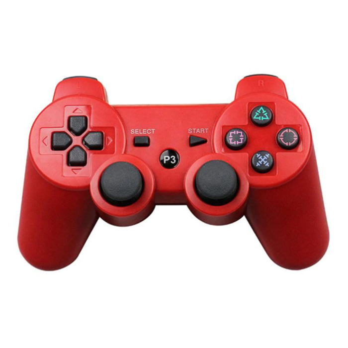 Controlador de juegos para PlayStation 3 - PS3 Bluetooth Gamepad Red