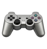 Stuff Certified® Controlador de juegos para PlayStation 3 - PS3 Bluetooth Gamepad Silver