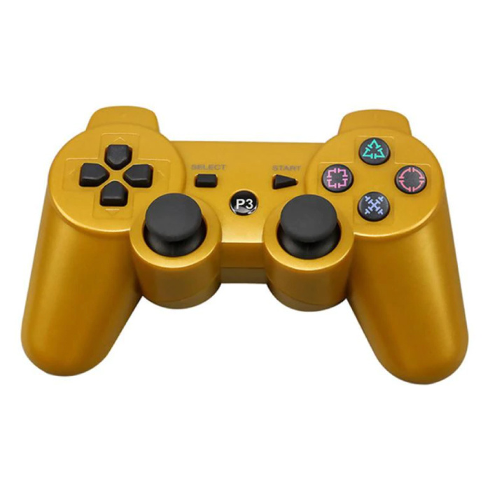 Controlador de juegos para PlayStation 3 - PS3 Bluetooth Gamepad Gold
