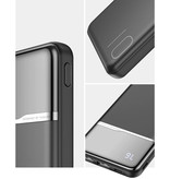 Kuulaa Chargeur de batterie externe Powerbank 10 000 mAh pour batterie de secours noir