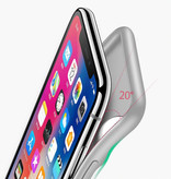 Stuff Certified® iPhone 11 Slim Powercase 6000mAh Powerbank Case Ladegerät Batterieabdeckung Case Schwarz
