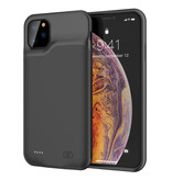 Stuff Certified® iPhone 11 Pro Slim Powercase 4000 mAh Powerbank Case Ładowarka Pokrowiec na baterię Czarny