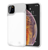 Stuff Certified® iPhone 11 Slim Powercase 6000mAh Powerbank Case Ladegerät Batterieabdeckung Case Weiß