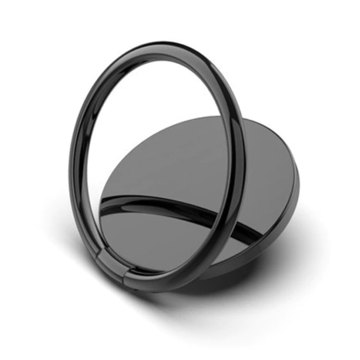 Stuff Certified® Prise Pop magnétique Bouton de téléphone Poignée à ventouse Support de prise Support Bouton Béquille Noir