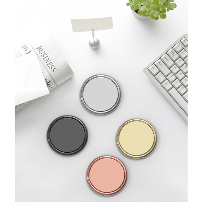 Stuff Certified® Magnetic Popgrip Phone Button Suction Cup Grip Socket Holder Bracket Button Kickstand Black