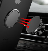 Stuff Certified® Magnetischer Popgrip Telefonknopf Saugnapf Griffhalterung Halterung Knopf Kickstand Silber