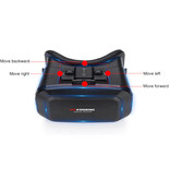 VRKODENG Lunettes de réalité virtuelle 3D VR 90 ° pour smartphone