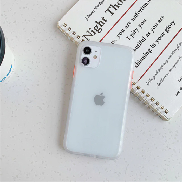 11 Caja de parachoques del iPhone TPU de silicona caso de la cubierta de  protección contra golpes