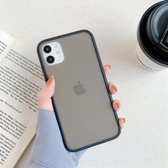 Funda protectora para iPhone XR Funda Silicona TPU Antigolpes Negro