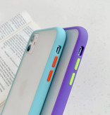 Stuff Certified® iPhone XS Max Bumper Hoesje Case Cover Silicone TPU Anti-Shock Turquoise