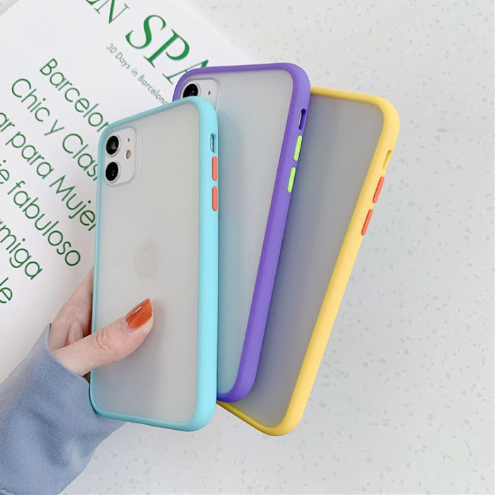 Stuff Certified® Coque Bumper iPhone 7 Plus Housse Silicone TPU Anti-Shock Turquoise