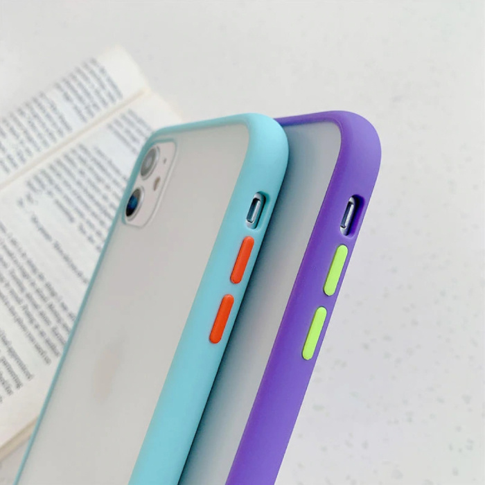 Stuff Certified® Coque Bumper iPhone 7 Plus Housse Silicone TPU Anti-Shock Turquoise