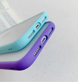 Stuff Certified® iPhone XS Bumper Case Pokrowiec silikonowy TPU Anti-Shock Purple