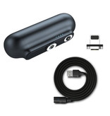 Stuff Certified® Mini Power Bank magnetico 2600mAh per iPhone Lightning - Caricabatteria esterno per batteria di emergenza