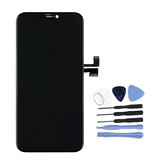 Stuff Certified® Pantalla iPhone 11 Pro (táctil + OLED + piezas) Calidad AAA+ - Negra + Herramientas