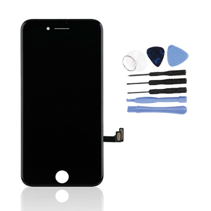 Pantalla iPhone SE (2020) (Pantalla táctil + LCD + Piezas) Calidad A + - Negro + Herramientas