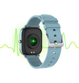 COLMI P8 Smartwatch Smartband Smartfon Fitness Sport Activity Tracker Zegarek OLED iOS iPhone Android Czarny silikonowy pasek