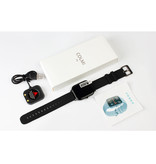 COLMI P8 Smartwatch Smartband Smartfon Fitness Sport Activity Tracker Zegarek OLED iOS iPhone Android Czarny silikonowy pasek