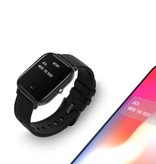 COLMI P8 Smartwatch Smartband Smartfon Fitness Sport Activity Tracker Zegarek OLED iOS iPhone Android Pasek silikonowy Różowe złoto