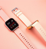 COLMI P8 Smartwatch Smartband Smartphone Fitness Sport Aktivität Tracker Uhr OLED iOS iPhone Android Silikonband Pink
